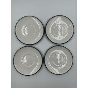 Dansk Kobenstyle Demitasse 5.4" Espresso Saucer Set of 4 NEW